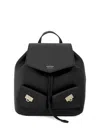 Ferragamo Hug Multipocket Mini Backpack In Black