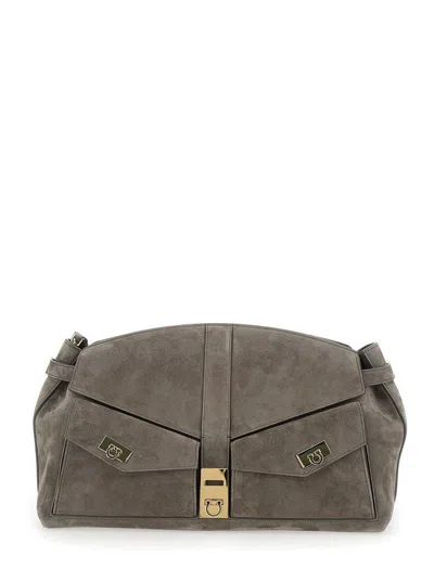 FERRAGAMO SALVATORE FERRAGAMO HUG POUCH L