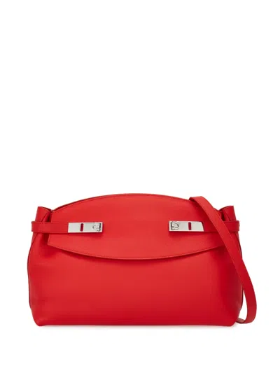 Ferragamo Hug Pouch In Red