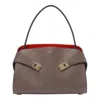 Ferragamo Structured Silhouette Shoulder Bag With Top Handle