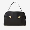 Ferragamo Hug Shoulder Bag In Brown