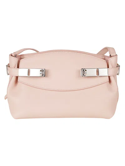 Ferragamo Hug Shoulder Bag In Pink