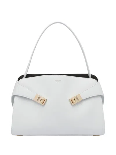 Ferragamo Women's Leather Large Hug Soft Shoulder Bag