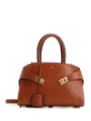 Ferragamo Hug Small In Brown