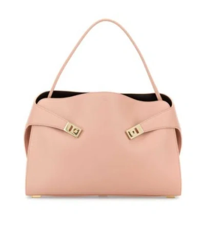 FERRAGAMO FERRAGAMO HUG SOFT BICOLOR LARGE SHOULDER BAG