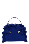 Ferragamo Blue Hug Soft Shoulder Bag