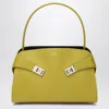 Ferragamo Hug Soft M Bag In Lime/moss