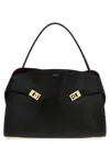 Ferragamo 'hug Soft M' Shoulder Bag In Black