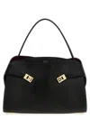 Ferragamo 'hug Soft M' Shoulder Bag In Black