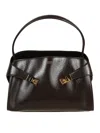 Ferragamo Hug Soft Shoulder Bag In Black