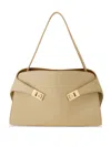 Ferragamo Medium Hug Soft Shoulder Bag In Beige
