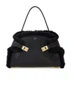 Ferragamo Hug Soft Shoulder Bag In Black
