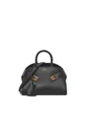 Ferragamo Mini Hug Leather Top-handle Bag In Black
