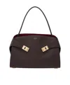 Ferragamo Hug Soft Shoulder Bag In Black