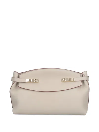 Ferragamo Hug Structured Clutch Bag
