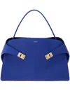 Ferragamo Medium Soft Hug Shoulder Bag In Blue