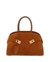 Ferragamo Hug Suede Handbag