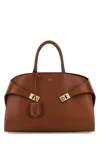 Ferragamo Small The Hug Leather Tote Bag