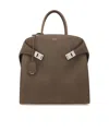 Ferragamo Hug Tote Bag In Cement