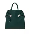 Ferragamo Hug Tote Bag In Green