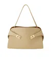 Ferragamo Medium Hug Soft Shoulder Bag In Nude