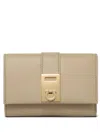 Ferragamo Trifold Wallet In Nude