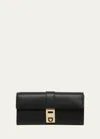 Ferragamo Hug Wallet On Chain In Nero