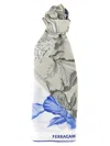 Ferragamo Hydrangea Scarf Scarves And Foulards Multicolor In Multicolor