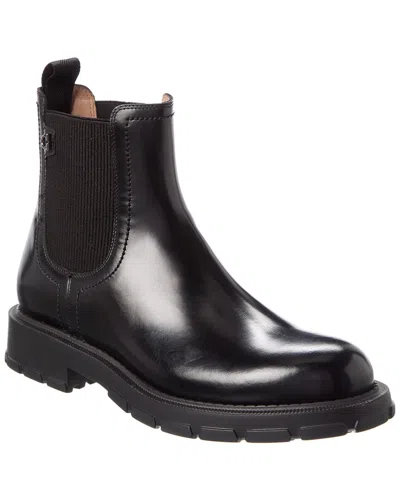 Ferragamo Iago Leather Boot In Black