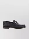 Ferragamo Fort Gancini Leather Loafers