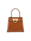 Ferragamo Iconic S Handbag - Brown