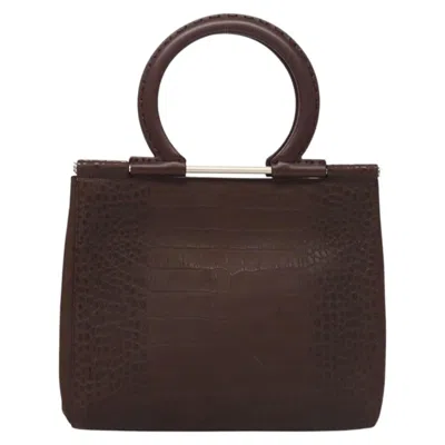 Pre-owned Ferragamo Iconic Top Handle Leather Handbag ()
