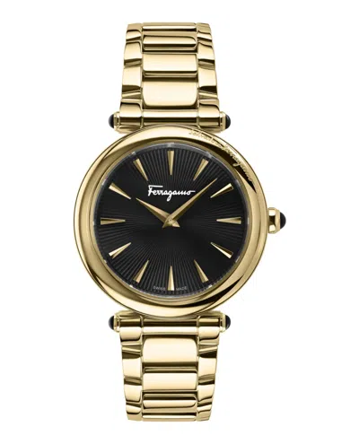 Ferragamo Idillio Bracelet Watch In Gold