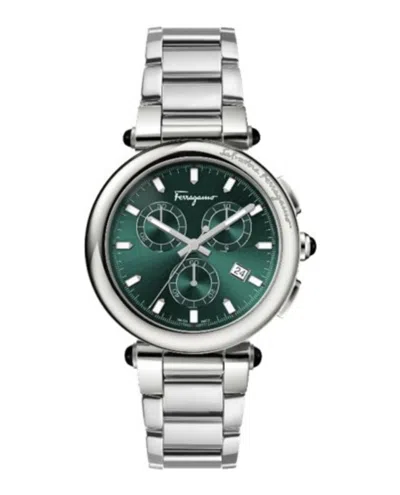 Ferragamo Idillio Chrono Bracelet Watch In Metallic