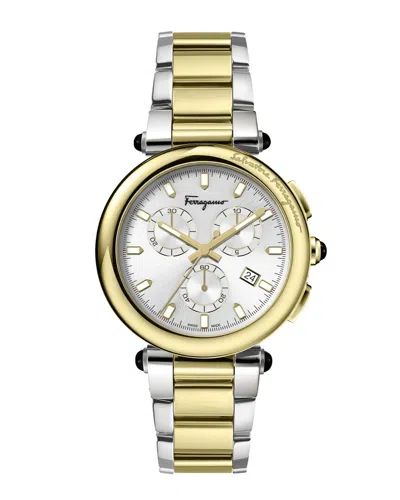 Ferragamo Idillio Chrono Watch In Gold