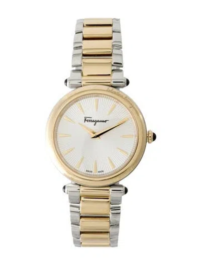 Pre-owned Ferragamo Idillio Watch, 36mm In Multi