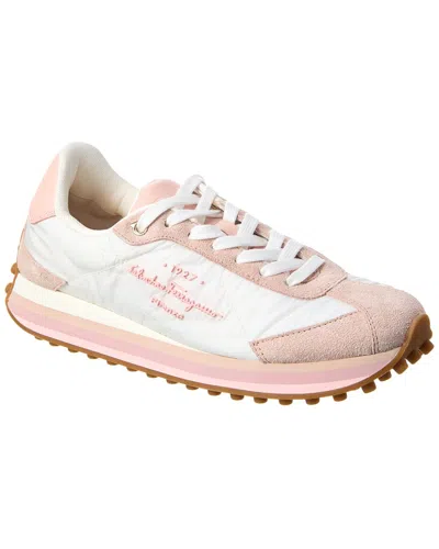 FERRAGAMO FERRAGAMO IGGY NYLON & SUEDE SNEAKER