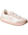 Ferragamo Iggy Colorblock-heel Retro Sneakers In White