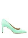 Ferragamo Ilary 70 Suede Pumps In Blue
