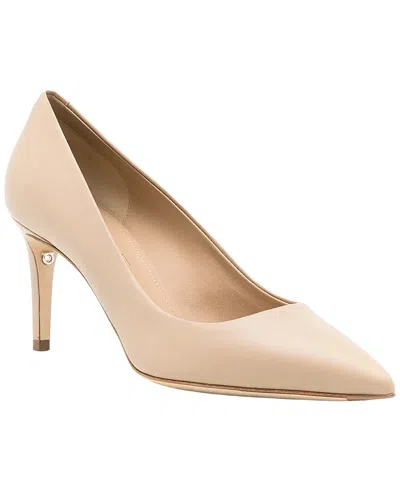 Ferragamo Ilary Patent-leather Pumps In Pastel Pink