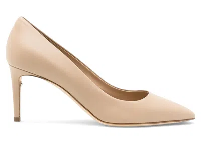 Pre-owned Ferragamo Ilary 70mm Pumps (women's) Sneakers In Beige/khaki In Brown
