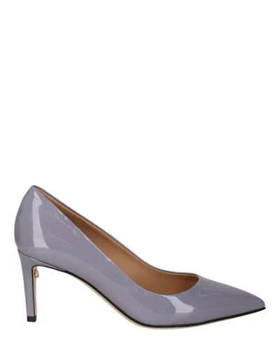 Ferragamo Ilary Patent Pump In Grey