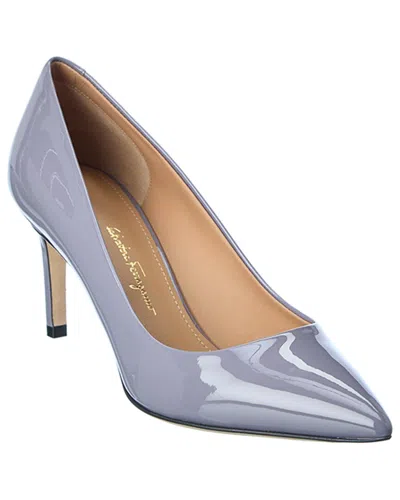 Ferragamo Ilary Patent Pump In Grey