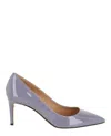 Ferragamo Ilary Pointed-toe Patent Pumps In Multi