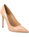 Ferragamo Ilary Pointed-toe Patent Pumps In Animal Print