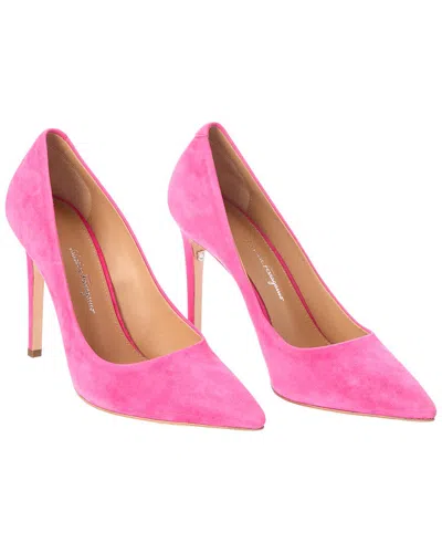 Ferragamo Ilary X5 Suede Pump
