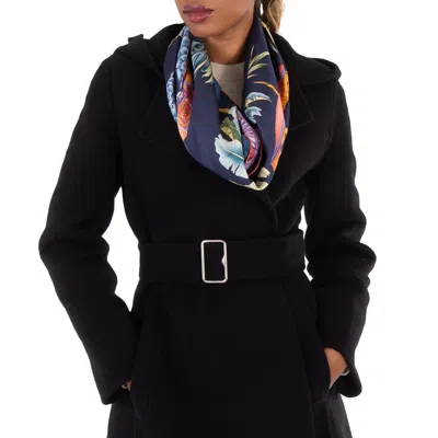 Ferragamo Indian Print Silk Scarf. In Multi