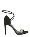 Ferragamo Ines Suede Stiletto Heels In Black