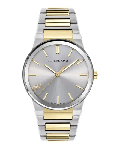 Ferragamo Infinity Sapphire Bracelet Watch In White