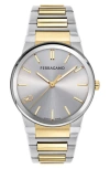 Ferragamo Infinity Sapphire Bracelet Watch In Gray